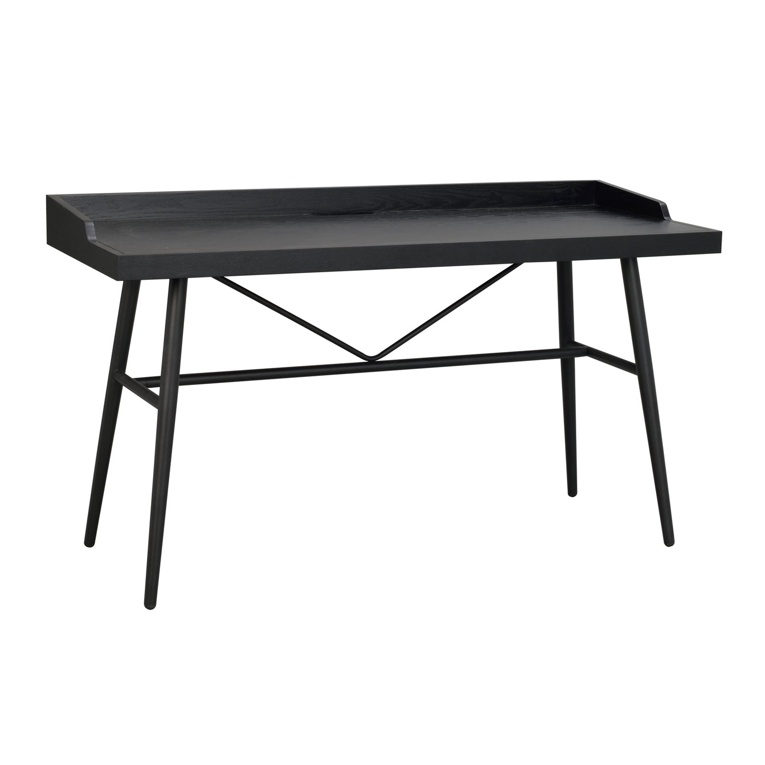 Musta Springdale-työpöytä 140 cm.