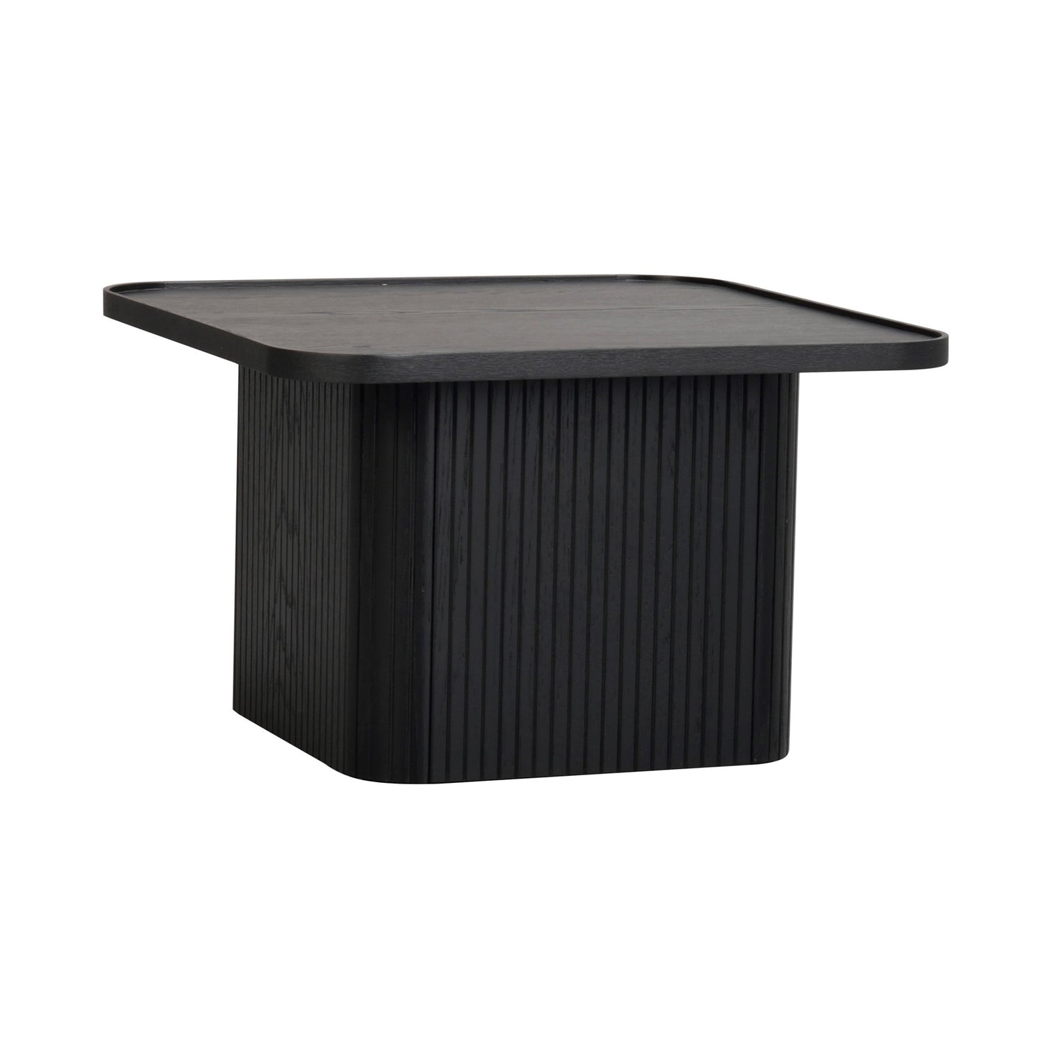 Musta Sullivan-sohvapöytä 60 x 60 cm.