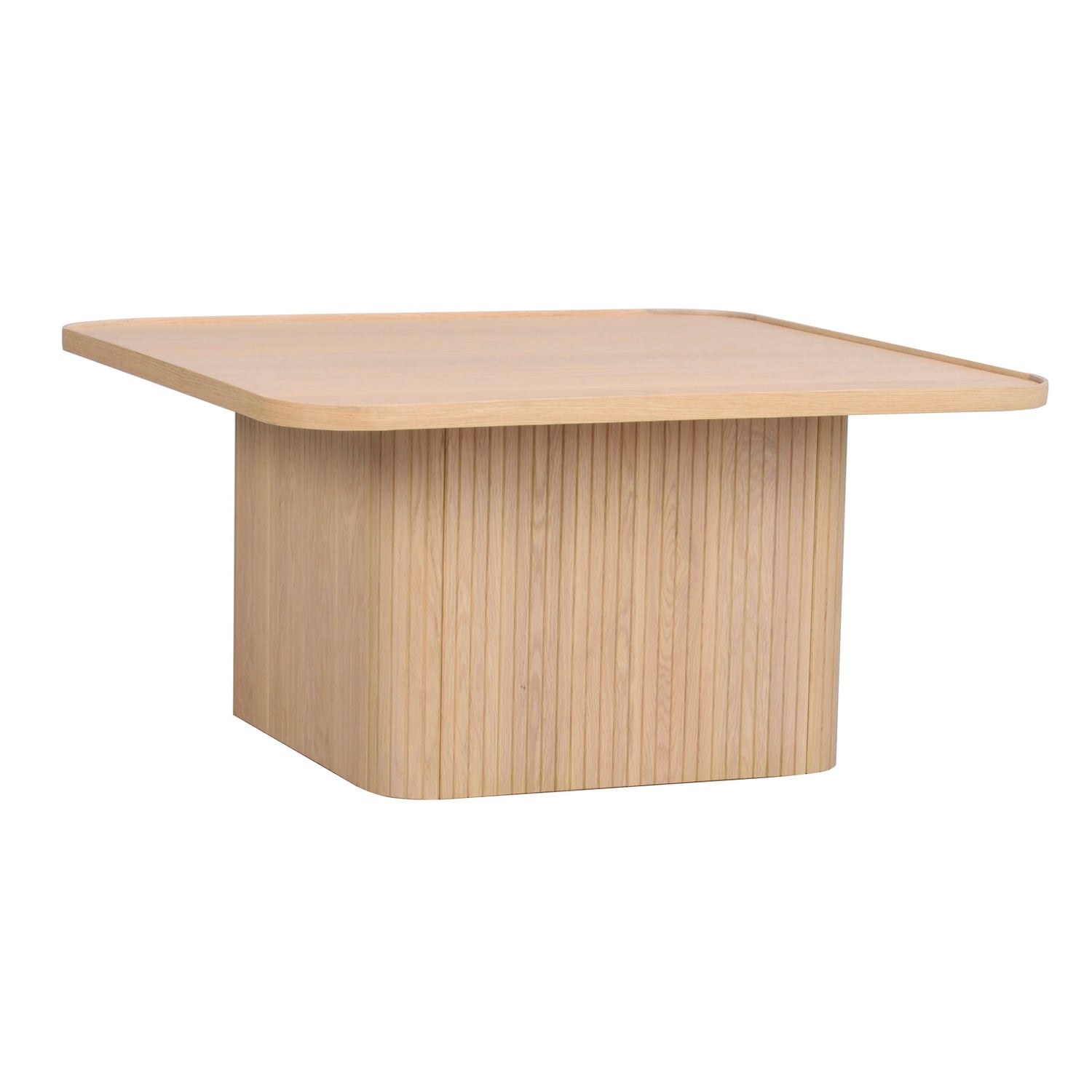 Sullivan-sohvapöytä valkotammi 80 x 80 cm.