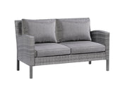Suvi-sohva 2 hengelle ulkokäyttöön, väri harmaa.