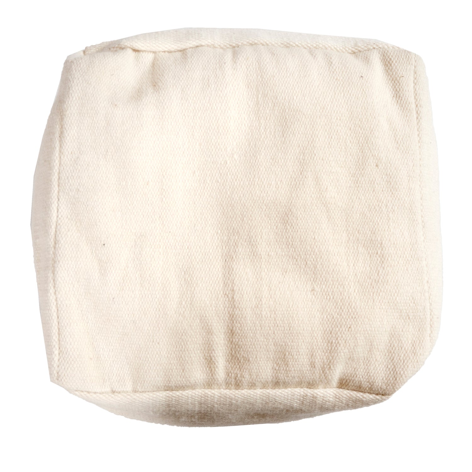 Kuvassa on luonnonvalkoinen Tunturi-villarahi päältäpäin katsottuna.