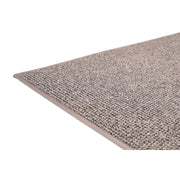 Sileäksi kudottu Tweed-matto on kestävä ja helppohoitoinen. Kuvassa harmaa matto.