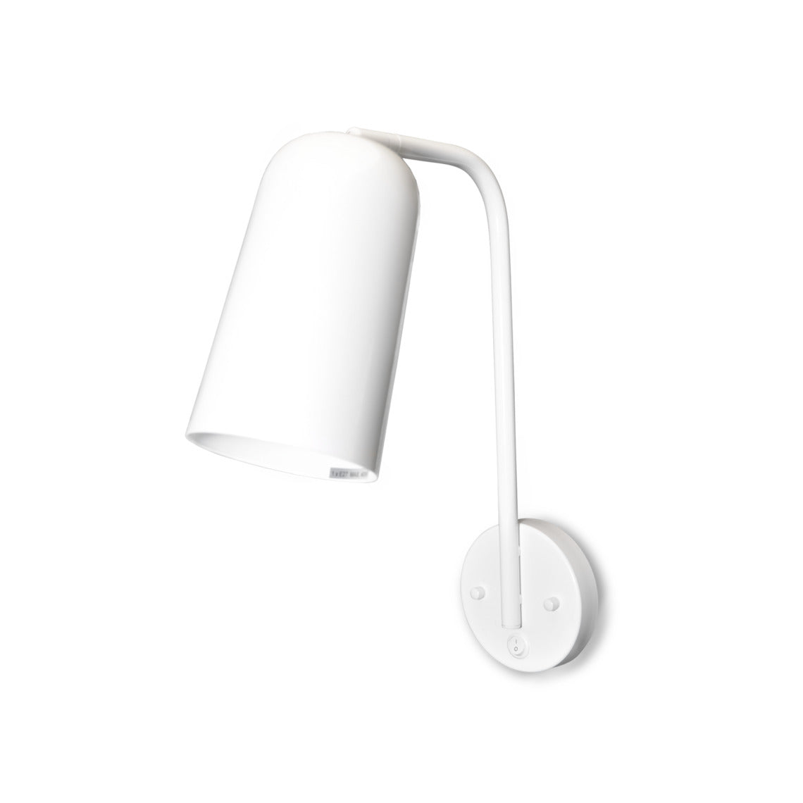 Sulavalinjainen Vienna-seinävalaisin on väriltään valkoinen.