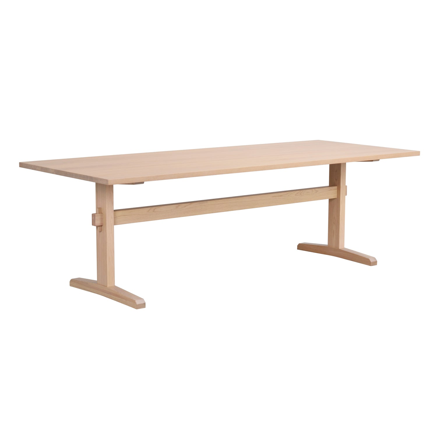 Westville-ruokapöytä valkotammenvärisenä.