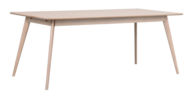 Yumi-pöytä 190 x 90 cm, valkotammenvärinen.