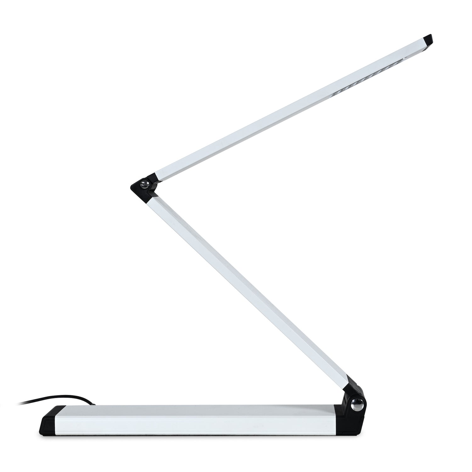 Zedled-pöytävalaisin valkoisena.