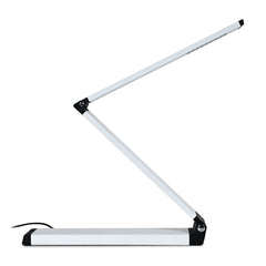 Zedled-pöytävalaisin valkoisena.