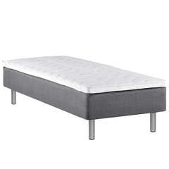 Aalto-runkopatjapakettiin sisältyvät profiloitu sijauspatja ja metallijalat