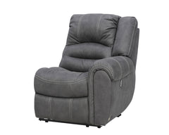 Cinema-moduulisohvan päätyyn sijoitettava istuinpaikka, jossa on sähkökäyttöinen recliner-mekanismi. Kuvassa on edestä katsottuna oikea päätyosa.