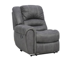 Cinema-moduulisohvan päätyyn sijoitettava istuinpaikka, jossa on recliner-mekanismi. Kuvassa edestä katsottuna vasen päätyosa.