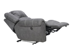 Päätyosan selkänoja kallistuu ja jalkarahi nousee sivussa olevilla painikkeilla.