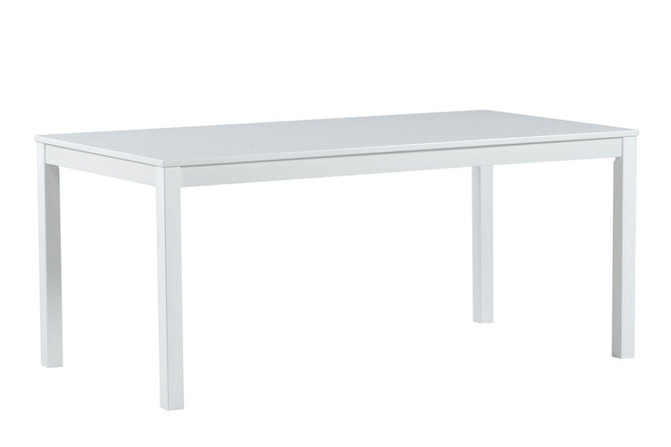 Valkoinen Kaisla-ruokapöytä 170 cm leveänä.