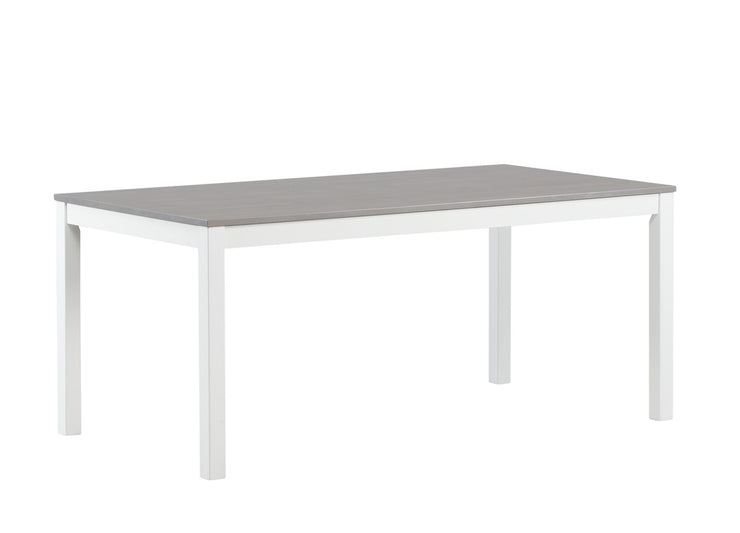 Valkoinen/harmaa Kaisla-pöytä 170 cm leveänä.
