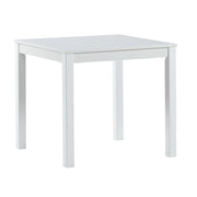 Valkoinen Rannikko-ruokapöytä 75 x 75 cm.