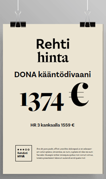 HINTALAPPU 2020 tulostuspaperi A4 500 kpl